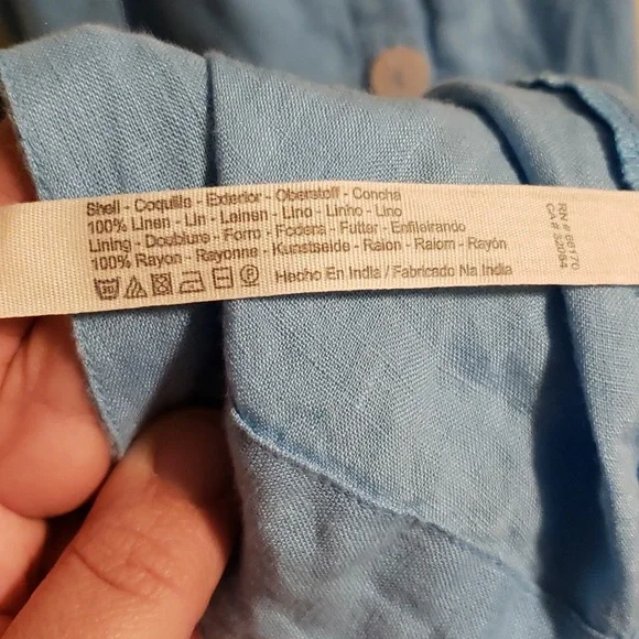 Free People Let's Get Lost Linen Dress